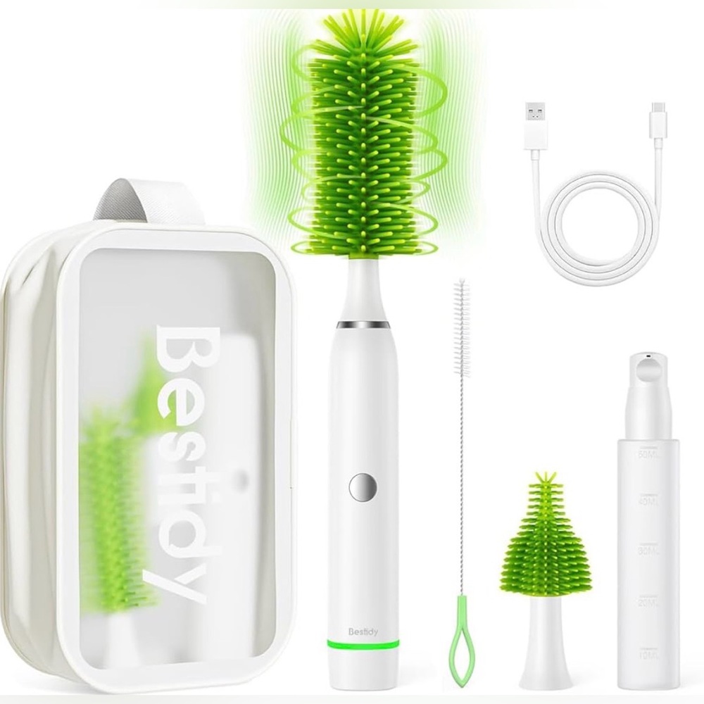 Electric Baby Bottle Cleaner Kit for Travel- Rechargeable